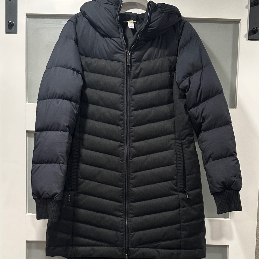 Lole Faith Women's Black Goose Down Hooded Puffer Jacket
